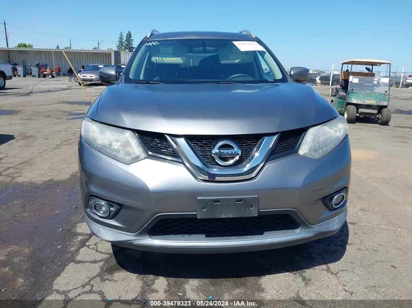 2016 Nissan Rogue Sv VIN: KNMAT2MV9GP665719 Lot: 39479323