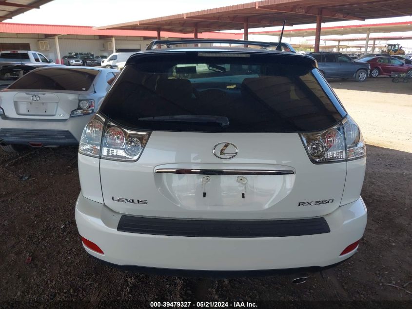 2009 Lexus Rx 350 VIN: 2T2GK31U09C074920 Lot: 39479327