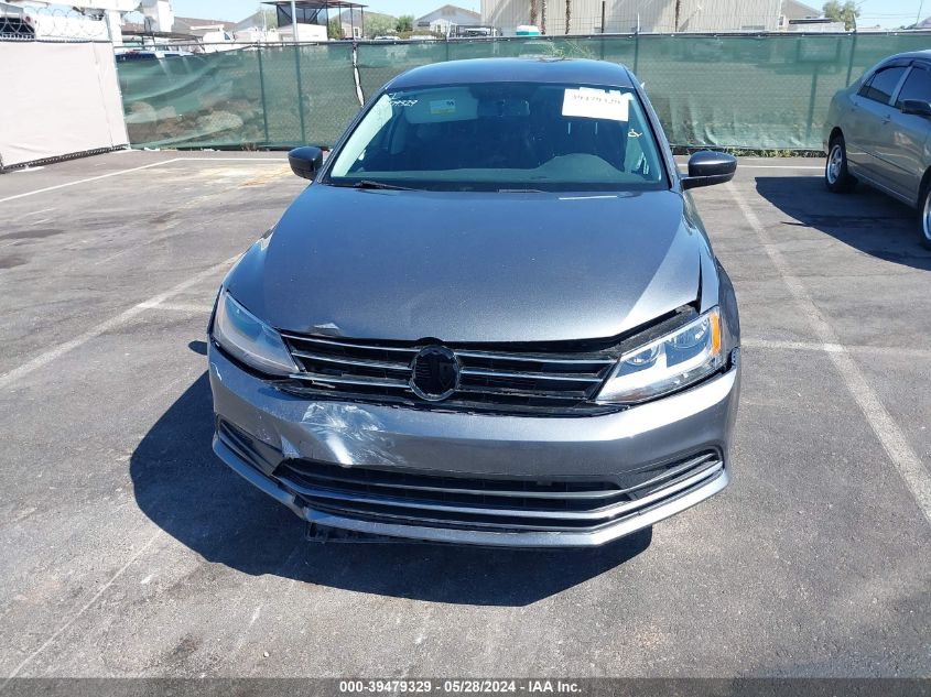 2015 Volkswagen Jetta 2.0L S VIN: 3VW2K7AJXFM344392 Lot: 39479329