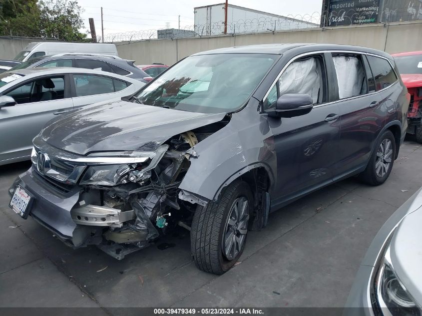 2019 Honda Pilot Ex-L VIN: 5FNYF5H59KB026373 Lot: 39479349