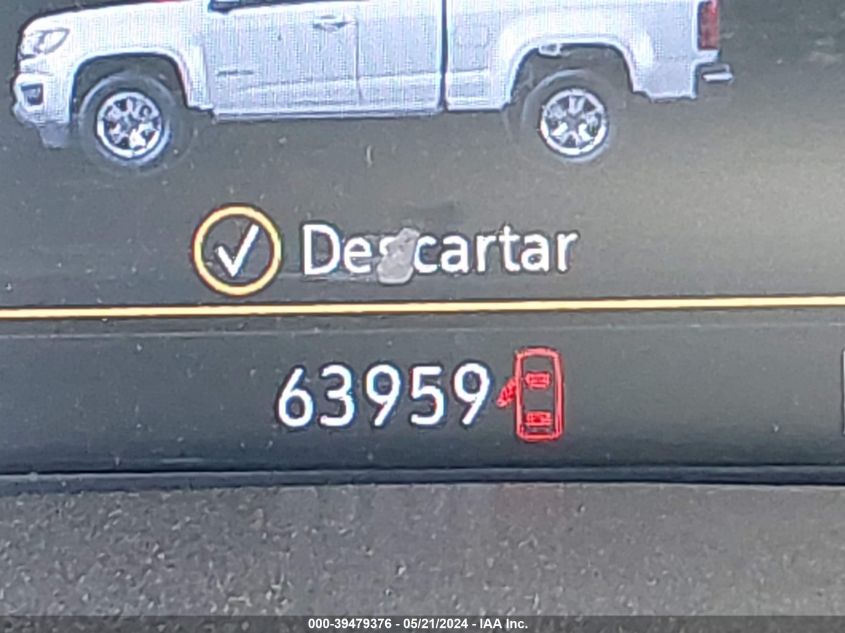 2019 Chevrolet Colorado Z71 VIN: 1GCGTDEN3K1339463 Lot: 39479376