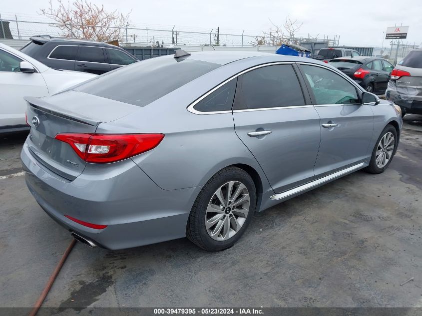 2017 Hyundai Sonata Sport VIN: 5NPE34AF6HH474220 Lot: 39479395