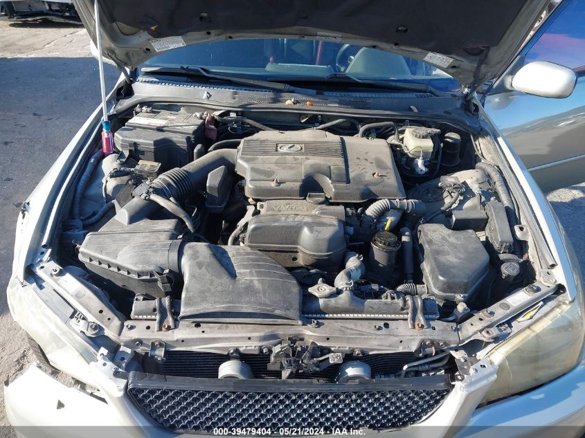 2001 Lexus Is 300 VIN: JTHBD182910007862 Lot: 39479404