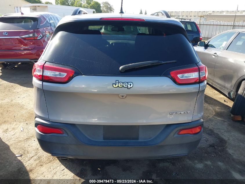 2016 Jeep Cherokee Sport VIN: 1C4PJLAB1GW189455 Lot: 39479473