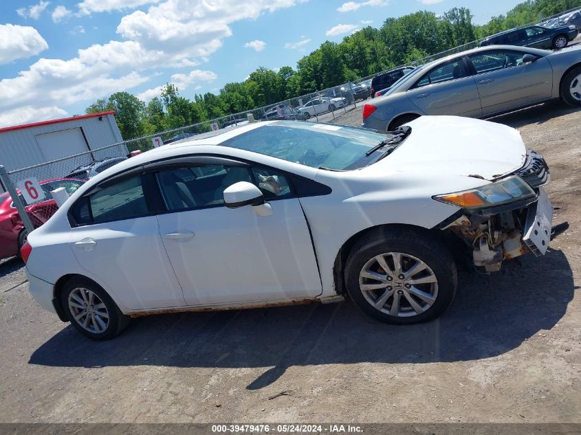 2012 Honda Civic Ex VIN: 2HGFB2F8XCH304967 Lot: 39479476