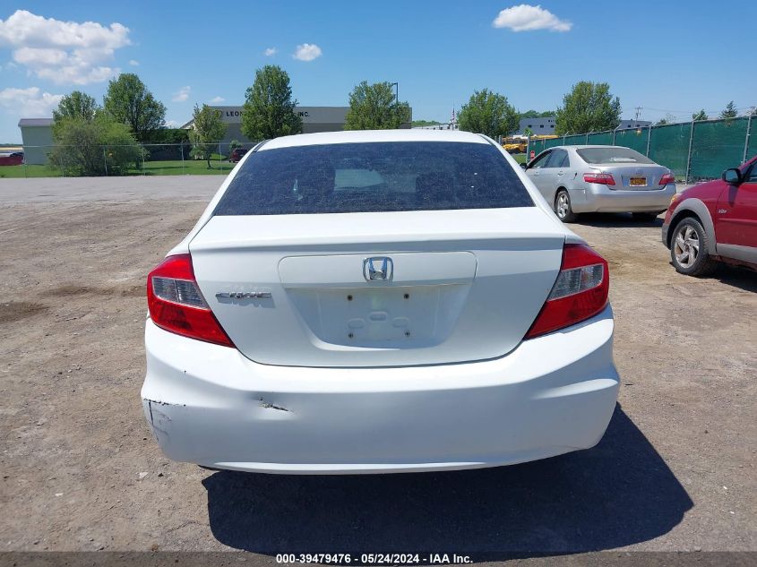 2012 Honda Civic Ex VIN: 2HGFB2F8XCH304967 Lot: 39479476