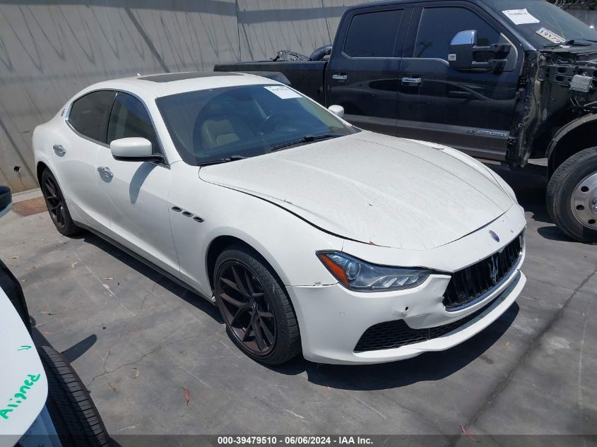 2015 Maserati Ghibli S Q4 VIN: ZAM57RTA2F1130614 Lot: 39479510