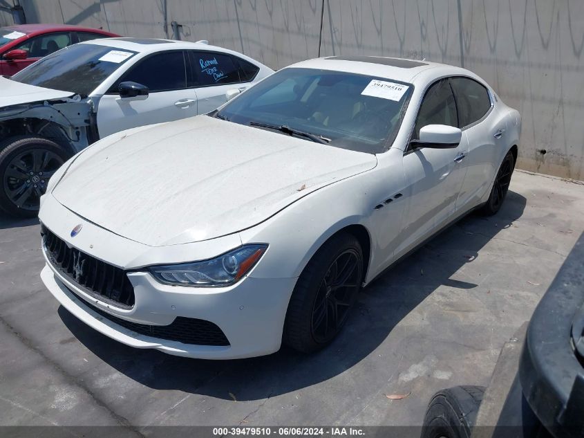 2015 Maserati Ghibli S Q4 VIN: ZAM57RTA2F1130614 Lot: 39479510