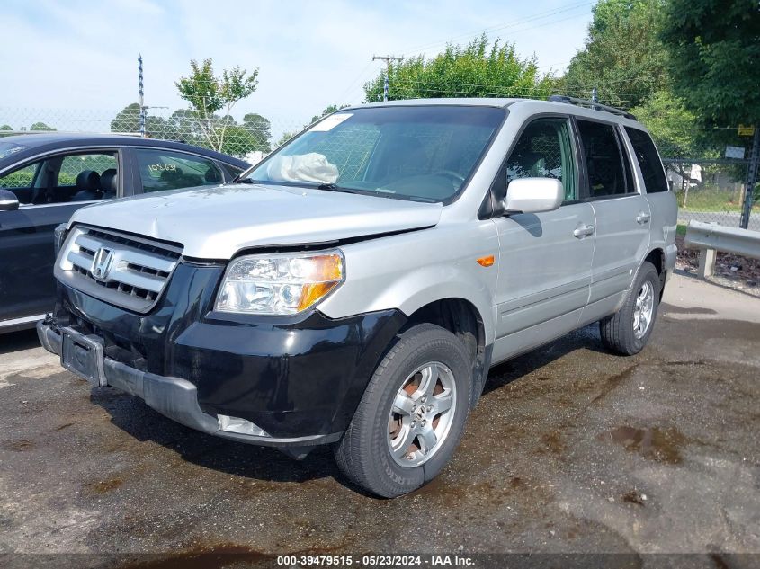 2007 Honda Pilot Ex-L VIN: 5FNYF185X7B000137 Lot: 39479515