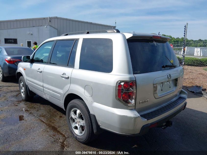 2007 Honda Pilot Ex-L VIN: 5FNYF185X7B000137 Lot: 39479515