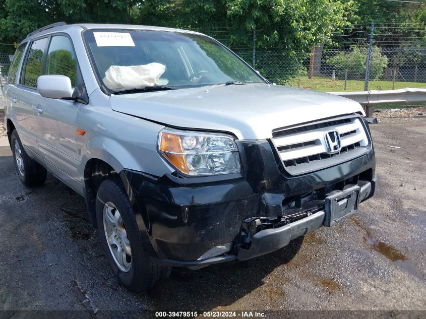 2007 Honda Pilot Ex-L VIN: 5FNYF185X7B000137 Lot: 39479515