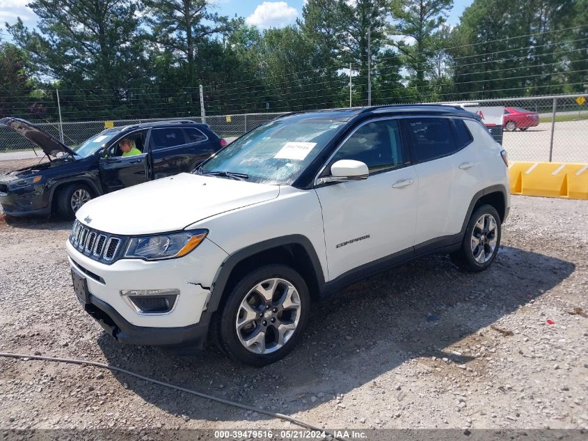 2019 Jeep Compass Limited 4X4 VIN: 3C4NJDCB6KT791633 Lot: 39479516