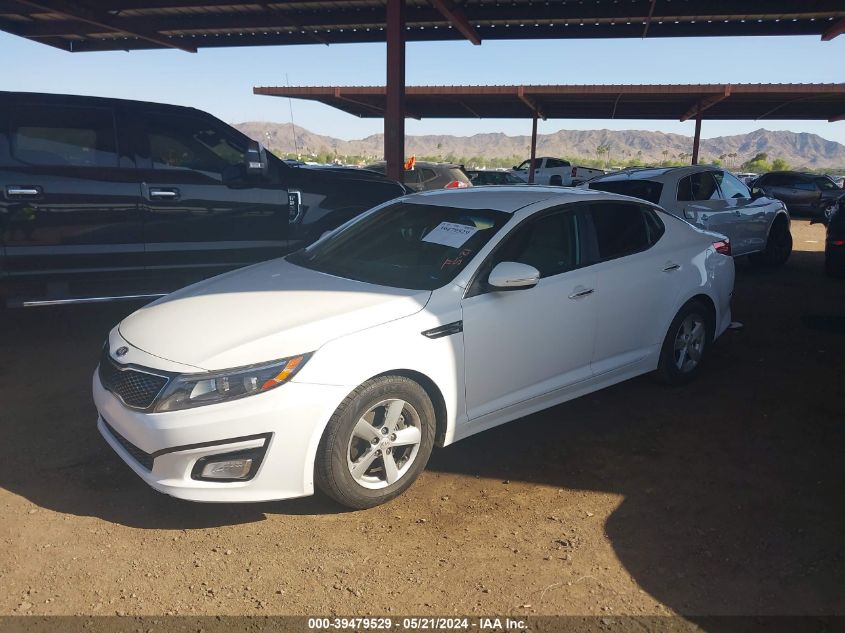 2015 Kia Optima Lx VIN: KNAGM4A7XF5592697 Lot: 39479529