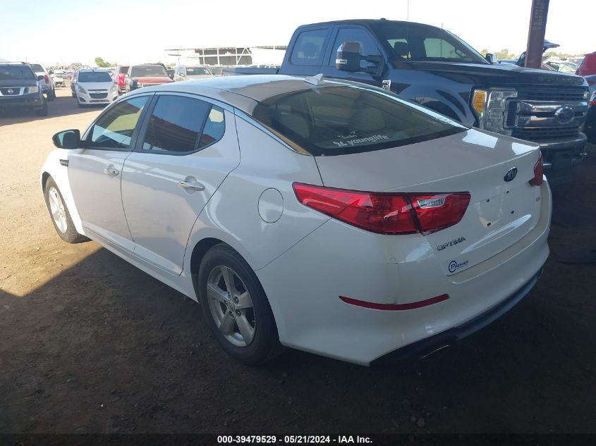 2015 Kia Optima Lx VIN: KNAGM4A7XF5592697 Lot: 39479529