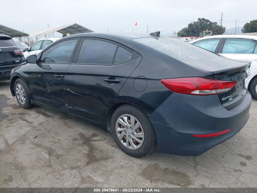 2017 Hyundai Elantra Se VIN: KMHD74LFXHU160147 Lot: 39479641