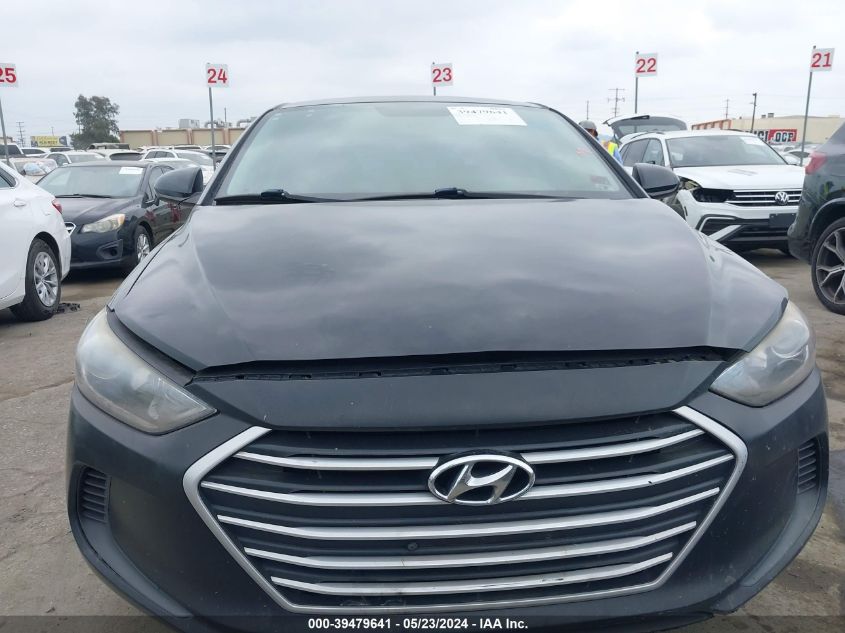 2017 Hyundai Elantra Se VIN: KMHD74LFXHU160147 Lot: 39479641