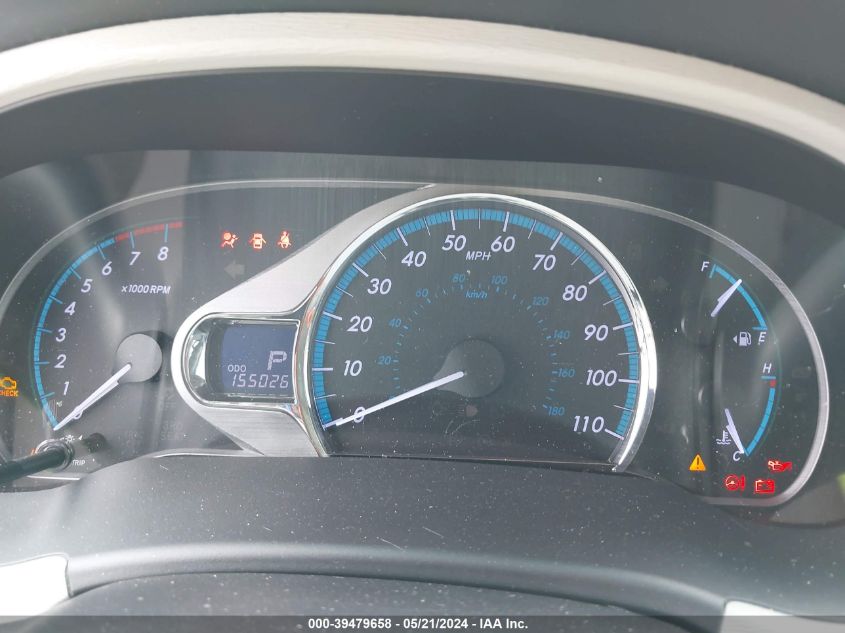 2012 Toyota Sienna Xle V6 8 Passenger VIN: 5TDYK3DC3CS217417 Lot: 39479658