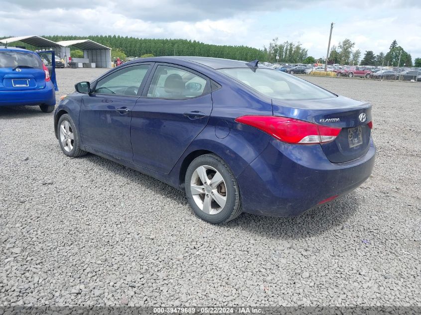 2013 Hyundai Elantra Gls VIN: 5NPDH4AE0DH239987 Lot: 39479689