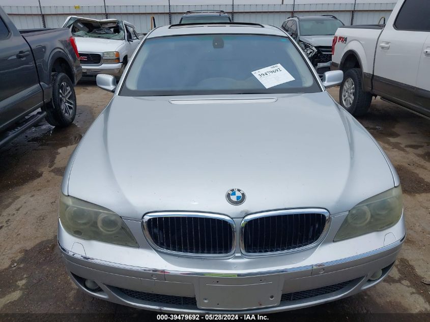 2006 BMW 750Li VIN: WBAHN83566DT37278 Lot: 39479692