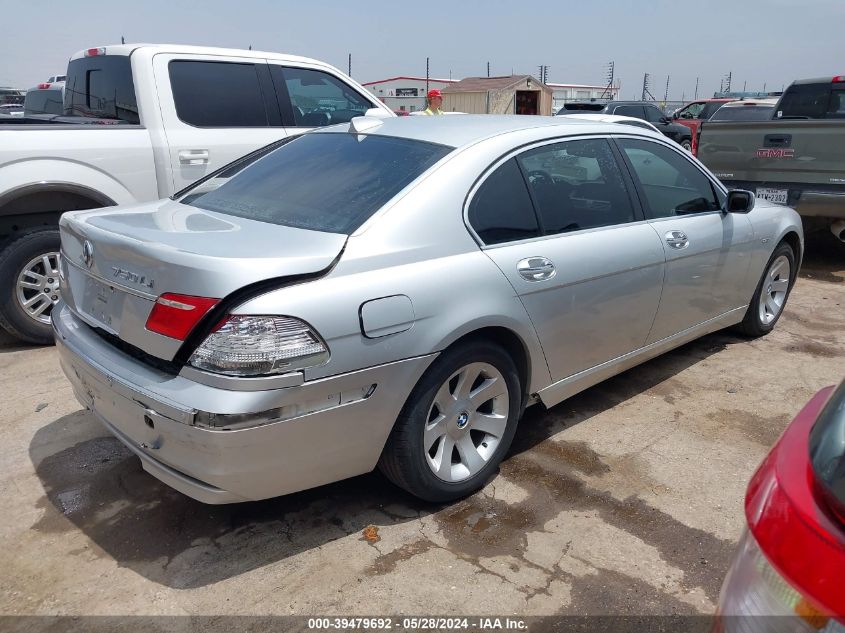 2006 BMW 750Li VIN: WBAHN83566DT37278 Lot: 39479692