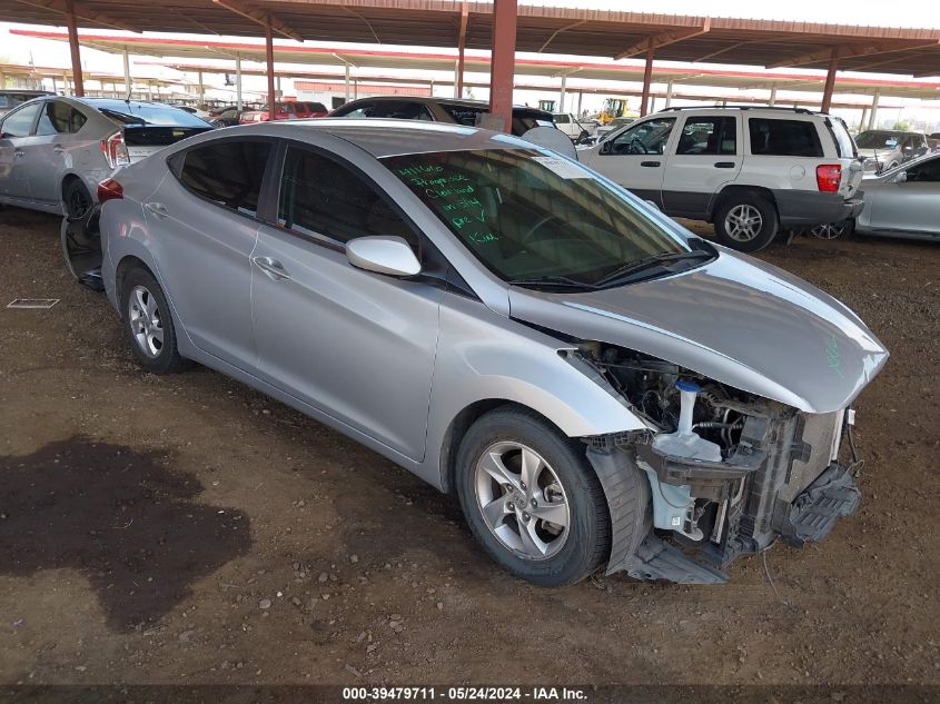 2014 Hyundai Elantra Se VIN: 5NPDH4AEXEH496284 Lot: 39479711