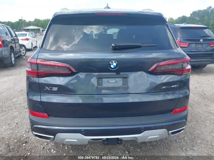 2021 BMW X5 xDrive40I VIN: 5UXCR6C03M9F58042 Lot: 39479793