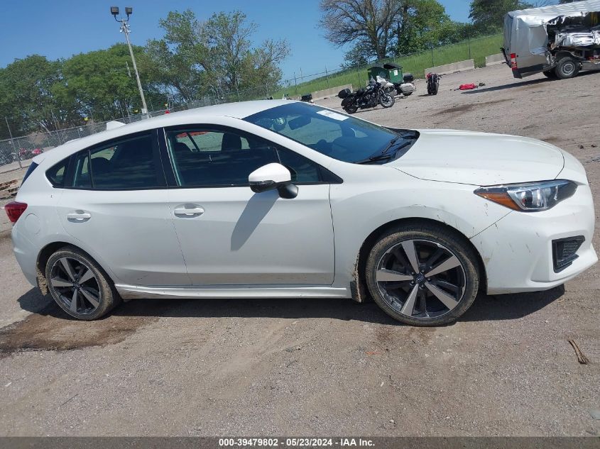 2019 Subaru Impreza 2.0I Sport VIN: 4S3GTAJ64K1704746 Lot: 39479802