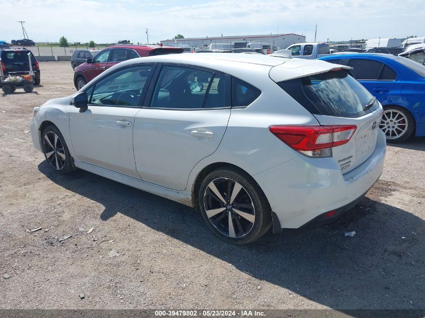 2019 Subaru Impreza 2.0I Sport VIN: 4S3GTAJ64K1704746 Lot: 39479802