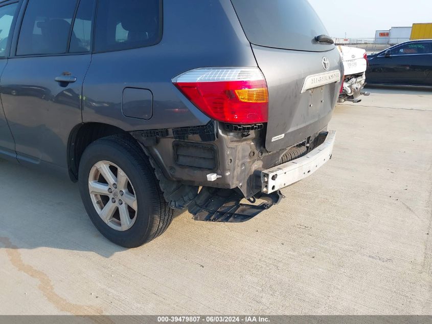 2010 Toyota Highlander Base V6 VIN: 5TDZK3EHXAS021714 Lot: 39479807