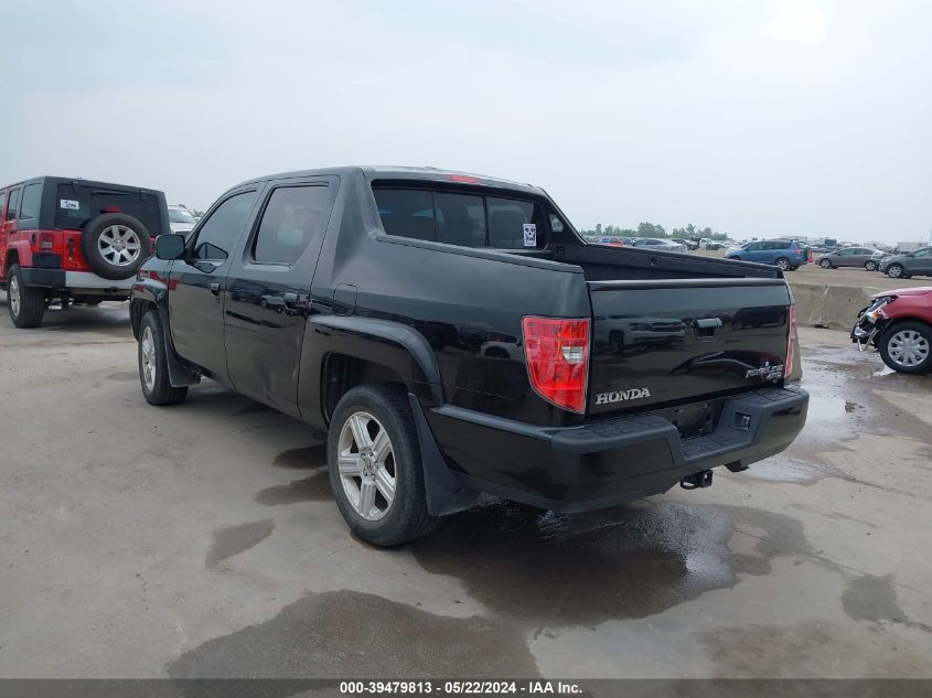 2011 Honda Ridgeline Rtl VIN: 5FPYK1F5XBB005370 Lot: 39479813