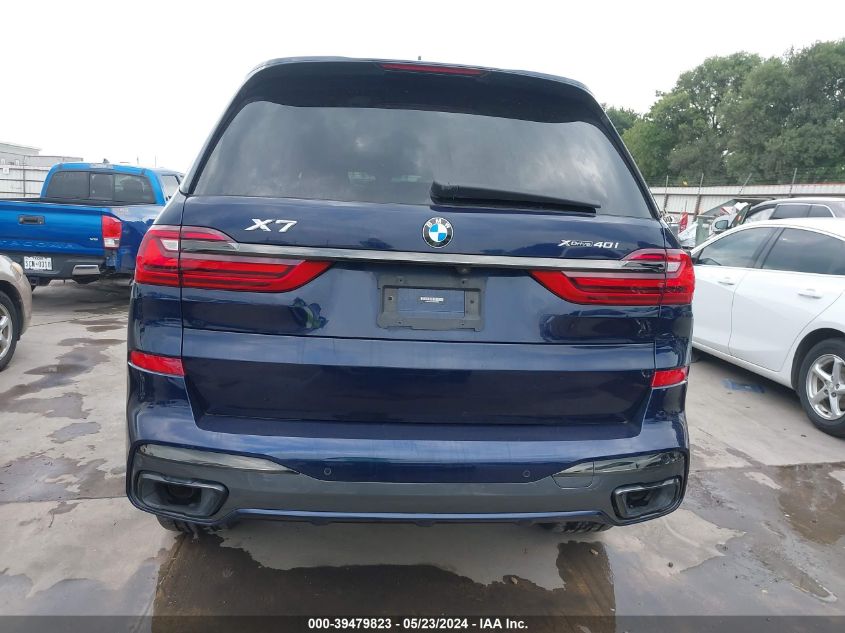 2021 BMW X7 xDrive40I VIN: 5UXCW2C0XM9F86695 Lot: 39479823