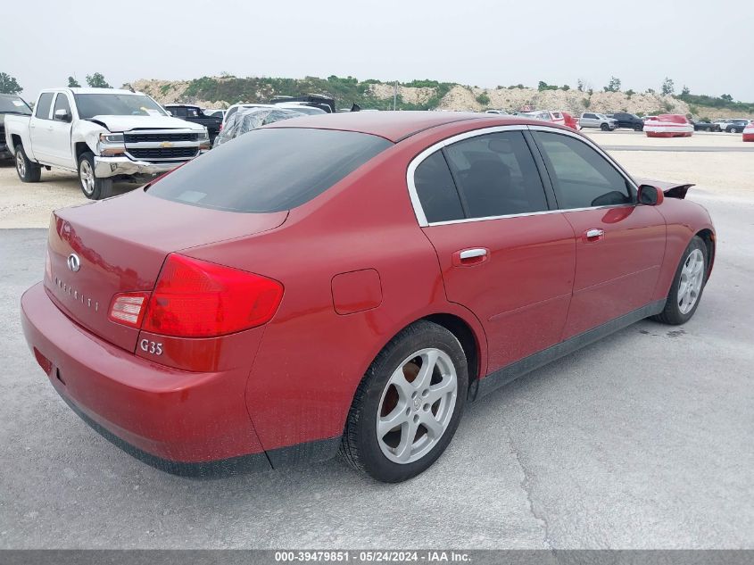 2003 Infiniti G35 Luxury Leather VIN: JNKCV51E43M327339 Lot: 39479851