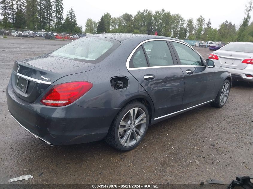 2015 Mercedes-Benz C 300 4Matic/Luxury 4Matic/Sport 4Matic VIN: 55SWF4KBXFU032445 Lot: 39479876