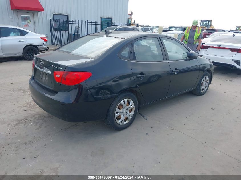 2010 Hyundai Elantra Gls VIN: KMHDU4AD1AU972761 Lot: 39479897