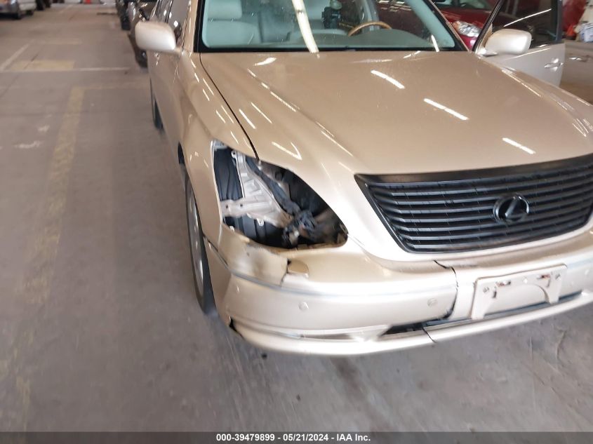 2005 Lexus Ls 430 VIN: JTHBN36FX50180987 Lot: 39479899