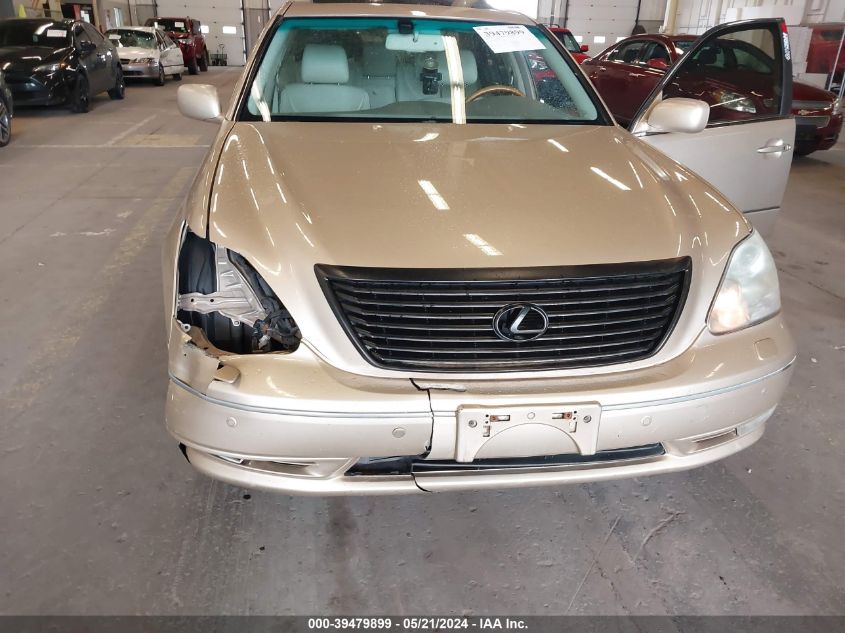 2005 Lexus Ls 430 VIN: JTHBN36FX50180987 Lot: 39479899