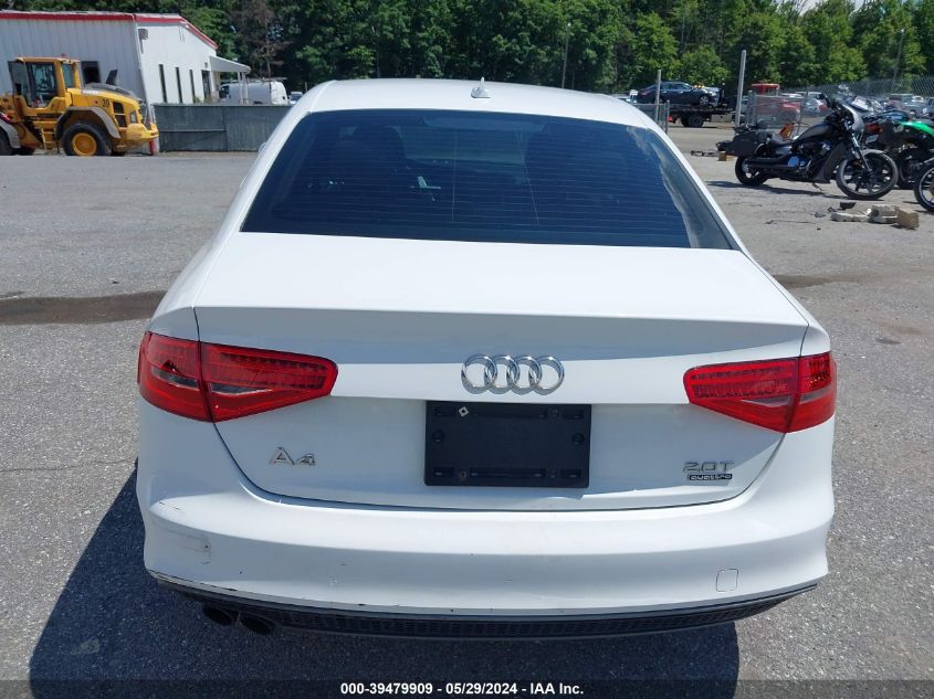 2015 Audi A4 2.0T Premium VIN: WAUBFAFL6FN042907 Lot: 39479909