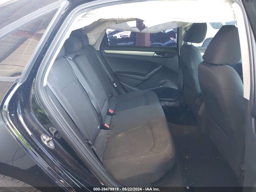 2013 Volkswagen Passat 2.5L S VIN: 1VWAP7A38DC126173 Lot: 39479919