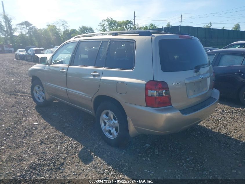 2004 Toyota Highlander VIN: JTEGD21A540075347 Lot: 39479921