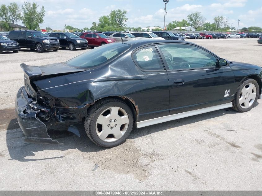 2006 Chevrolet Monte Carlo Ss VIN: 2G1WL16C869180554 Lot: 39479948