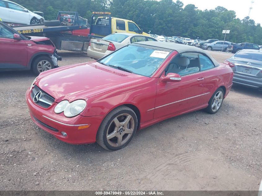 2005 Mercedes-Benz Clk 500 VIN: WDBTK75J85F121590 Lot: 39479949