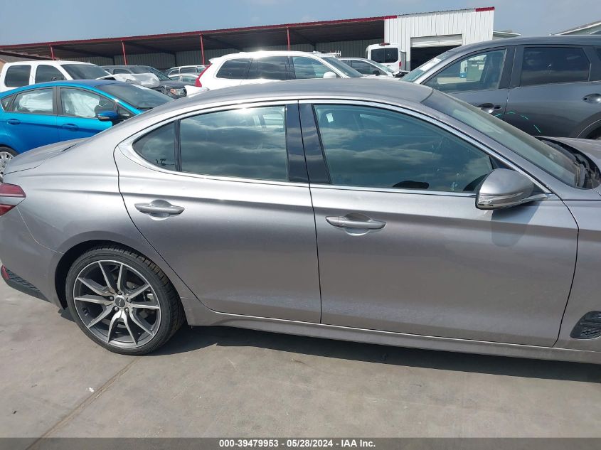 2023 Genesis G70 Prestige VIN: KMTG34TA0PU121990 Lot: 39479953