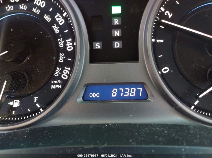 2010 Lexus Is 250 VIN: JTHBF5C26A5124178 Lot: 39479987