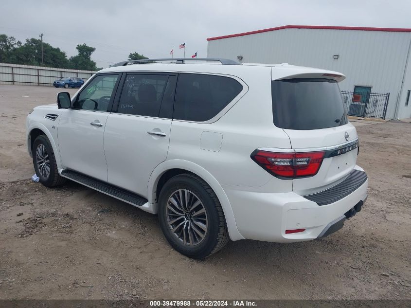 2022 Nissan Armada Sl 2Wd VIN: JN8AY2BA4N9392163 Lot: 39479988