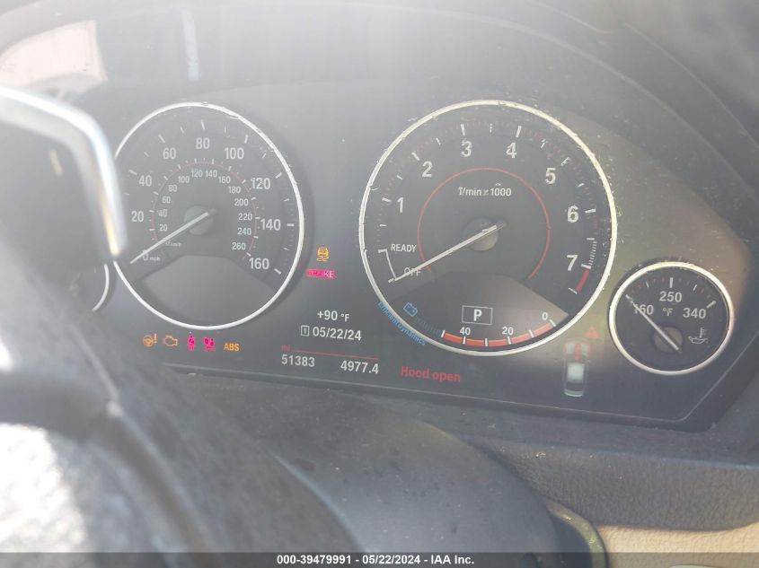 2017 BMW 330I VIN: WBA8B9G35HNU52538 Lot: 39479991