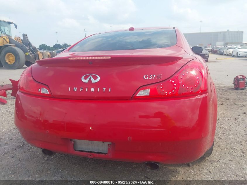 2013 Infiniti G37 Sport VIN: JN1CV6EK8DM922819 Lot: 39480010