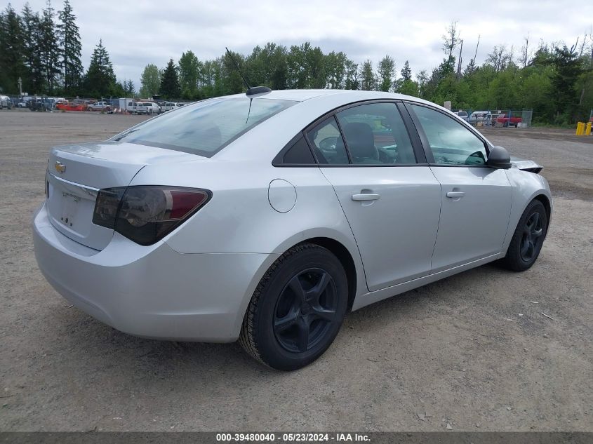 2015 Chevrolet Cruze Ls Auto VIN: 1G1PA5SG4F7215571 Lot: 39480040