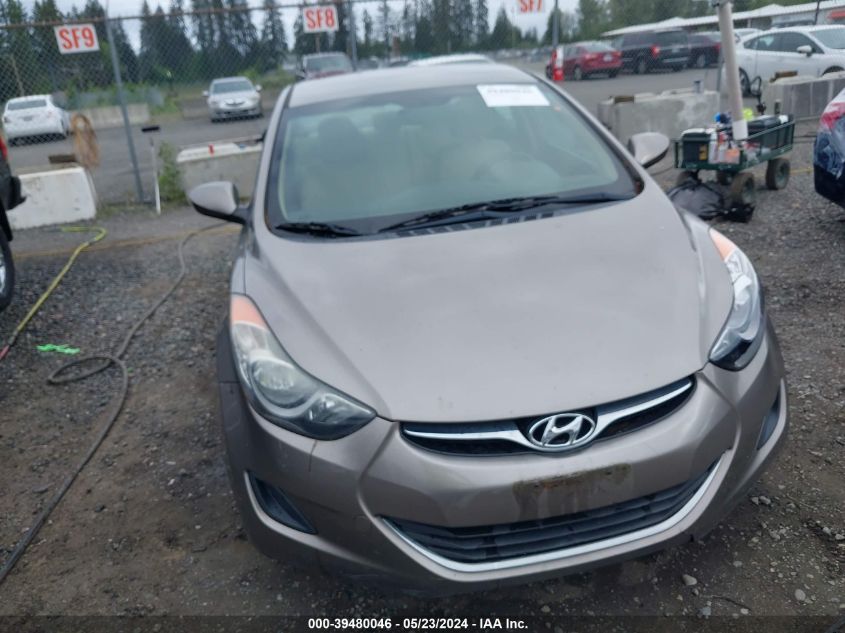 2013 Hyundai Elantra Gls VIN: 5NPDH4AE5DH158998 Lot: 39480046