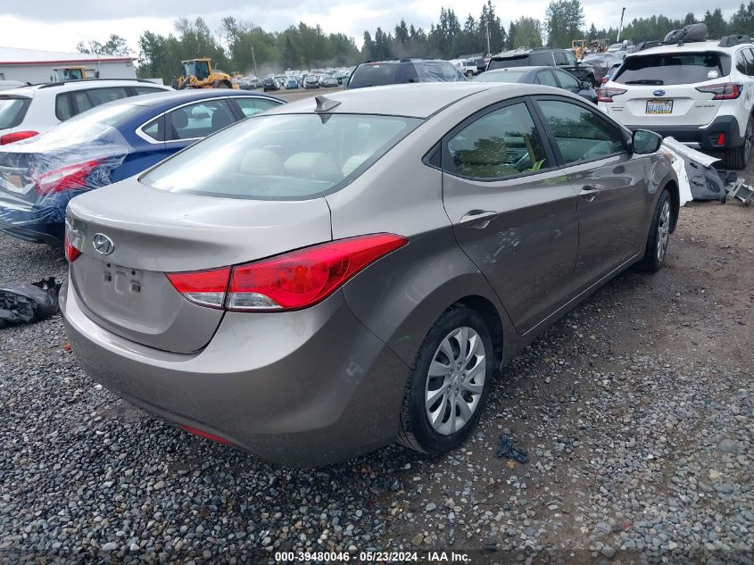 2013 Hyundai Elantra Gls VIN: 5NPDH4AE5DH158998 Lot: 39480046