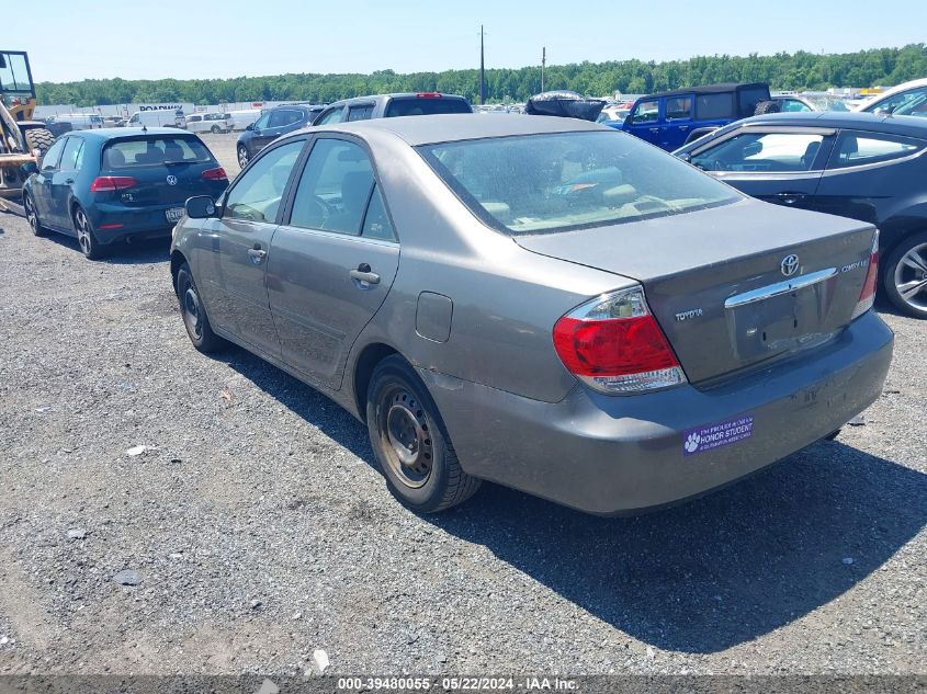 2005 Toyota Camry Le VIN: JTDBE32K953024829 Lot: 39480055